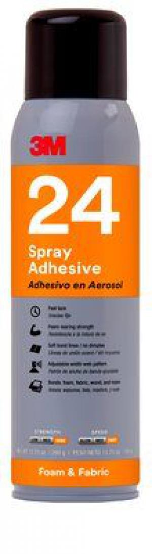 Product Image for 01000023 Spray Ahesive Spec-Purpose 3M Foam & Fabric 24 Orange 13.8oz