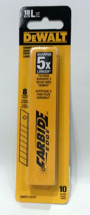 Product Image for 02020035 Snap Off Blades 18MM  L  10 Pack
