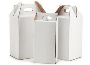 Product Image for 03022364 Carry Pack (4) 7 1/4 x7 1/4 x13 1/4  Die Cut 32ECT B Whit