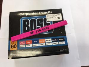 Product Image for 05020900  General Fasteners  Black Lead Carpenters Pencils
