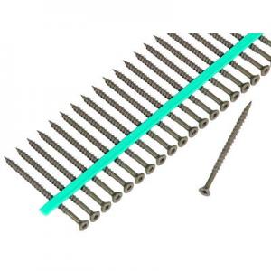 Product Image for 05490161 Strip Wood Screw #8 Flat Head Square Dr  1-3/4 