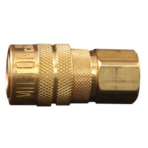 Product Image for 05520510 Air Fitting Coupler Body Brass 1/4  M Style x 1/4  Female