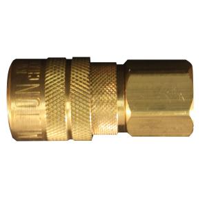 Product Image for 05520523 Air Fitting Coupler Body Brass 1/4  M Style x 3/8  Female