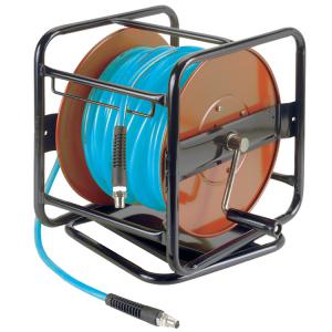 Product Image for 05520907 Air Hose Reel 3/8 x100' Reinforced Polyurethane Blue