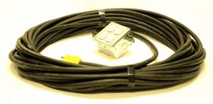 Product Image for 05530273 Extension Cord Heavy Duty 100' c/w 4 Plug Box Black