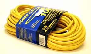 Product Image for 05530292 Extension Cord 12Ga 3 Wire 100' Yellow