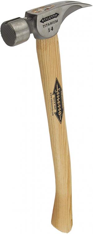 Product Image for 05600802 Titanium Hammer 18  Curved Hickory Handle 14oz