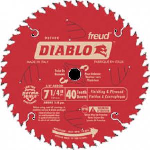 Product Image for 05603025 Circular Saw Framing Blade Diablo Thin Kerf 7 1/4  40 Tooth
