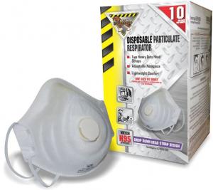 Product Image for 06000017 Respirator Disposable N95 W/ Valve Latex/Metal Free 12BX/CS