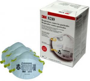 Product Image for 06000025 Particle Respirator N95 Non-Toxic 3M 8210