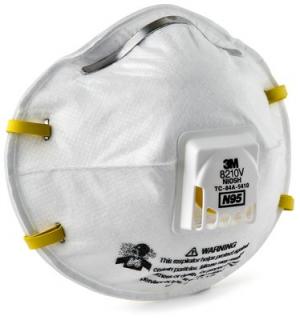 Product Image for 06000026 Particle Respirator N95 Non-Toxic 3M 8210V