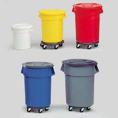 Product Image for 07045023 Plastic Container Gladiator 32 Gallon 27-1/2 Hx22  Dia Red