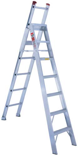 Product Image for 10011991 Multiway Ladder Heavy Duty Aluminum 8'