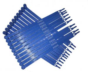 Product Image for 11990082 TwinLock Plastic Seal 6  Blue Numbered Sequential