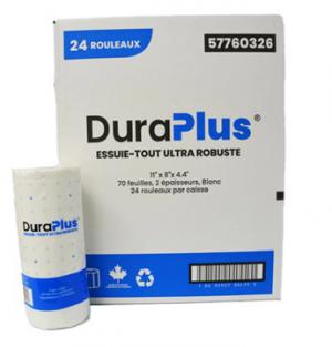 Product Image for 14000067 Roll Kitchen Towel Duraplus 2 Ply DP0366