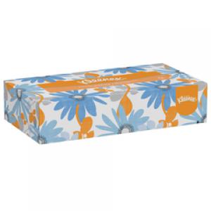 Product Image for 14000108 Kleenex 03076 Facial 2 Ply Tissues 8.4 x8.6  125 Sheets