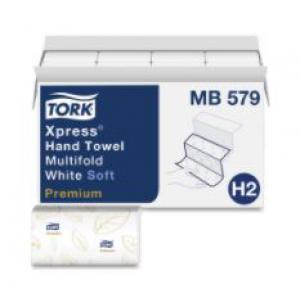 Product Image for 14000165 Tork MB579 Premium Multifold Hand Towel 2 Ply 9.12x9.5 3PNL