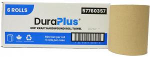 Product Image for 14020483 Duraplus Roll Towel 7.8  x 600' Kraft
