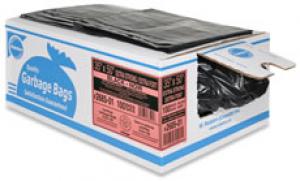 Product Image for 16000293 Garbage Bag Regular Duty Value+ Recyld EcoLogo Black 22 x24