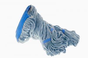 Product Image for 20990035 Wet Mop Looped End Narrow Band Blue Medium
