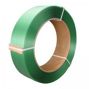 Product Image for 25005357 Polyester Strapping 3/8  x .019 x 13,700' Green 400lbs