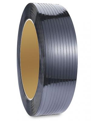 Product Image for 25010316 Polyester Strapping 5/8  x .025 x 4,400' Black 900lbs