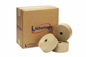 Product Image for 32000030 Kraft Gum Tape Medium Duty 72MM x 182M Natural