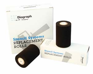 Product Image for 39000390 Roll It On Stencil Roller Replacement 3  Black Neoprene