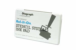 Product Image for 39000400 Roll It On Stencil Roller Ink Pad 3 1/2  x 7 