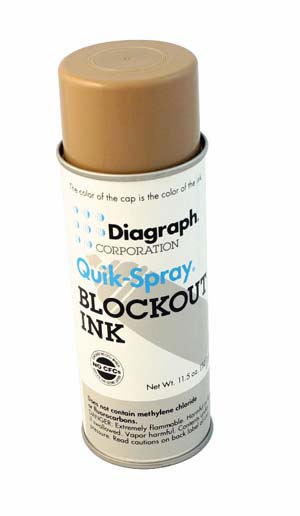Product Image for 39001120 Block Out Ink QuikSpray Aerosol Tan