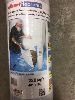 Product Image for 41070126 Floor Protection Mat 40 x84' Waterproof Anti-Skid Breathabl