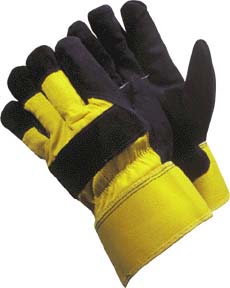 Product Image for 43060041 Glove Lined Split Leather/Cotton Back Pile Fleece Heavy Duty