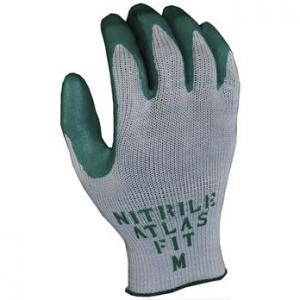 Product Image for 43060049 Glove Green Nitrile Coated Palm Knit Wrist Medium