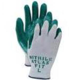 Product Image for 43060058 Glove Green Nitrile Coated Palm Knit Wrist XLarge