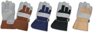 Product Image for 43060057 Glove Fitter Premium Split Leather Cotton Back Universal Fit