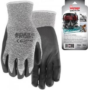 Product Image for 43060363 Glove Nitrile Coated Palm  Dynamo  Cut Resistant Lvl 2 Lar