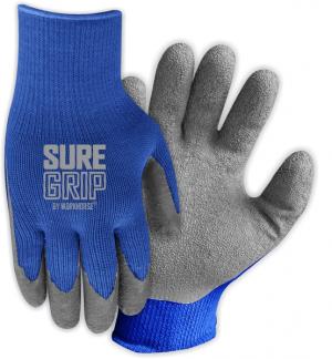Product Image for 43060371 Glove Rubber Coated Palm/Knit Back Econo Lt. BL Cuff Medium