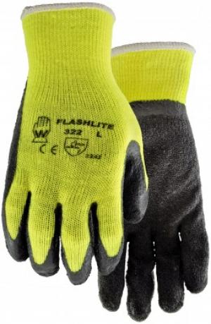 Product Image for 43060387 Glove Rubber Coated Palm/Seamless Poly Cotton Knit Large