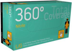 Product Image for 43060929 Glove Teal Nitrile 5 Mil Powder Free Disposable Gloves Small