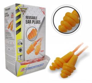 Product Image for 43061165 Foam Earplugs Multi Flange Corded NRR25 Orange