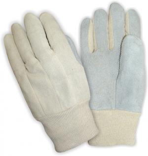 Product Image for 43061174 Glove Cotton Canvas & Split Leather One Size