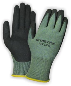 Product Image for 43061186 Glove Cut Resistant Level 3 Nylon Shell Nitrile Palm X-Large
