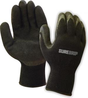 Product Image for 43061188 Glove Polyester Knit Rubber Latex Palm Fleece Lined X-Large