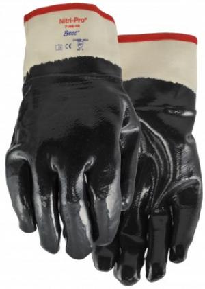 Product Image for 43061297 Glove Best Nitro-Pro Smooth Text. Nitrile Coated  Large