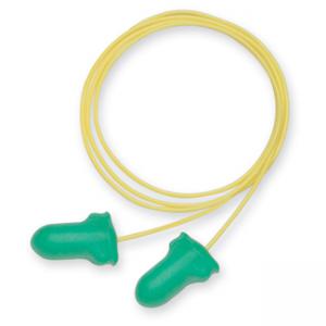 Product Image for 43061404 Foam Earplugs Max Lite Corded Disposable Green