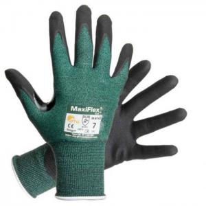 Product Image for 43061559 Glove MaxiFlex Nitrile Coated Green Knit Cut Res. Lev 3 Sml