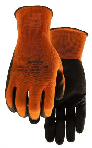 Product Image for 43061739 Glove Stealth Heavy Artillery Nitrile Coated Poly Knit Med