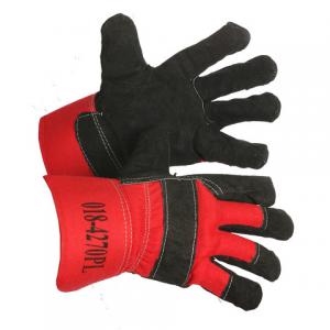 Product Image for 43061760 Glove Big Nikita Split Leather Work Glove Red/Black