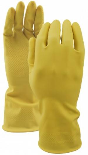 Product Image for 43990579 Glove 16ml Natr Rubr Latex Cotton Flock MED Yellow CFIA Cert