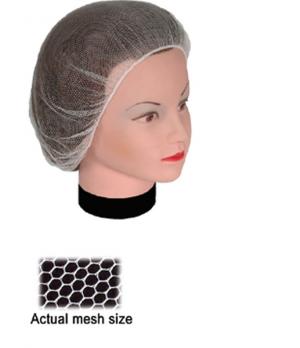 Product Image for 43990616 Mesh Hair Net 24  White Fine Nylon 100/PK